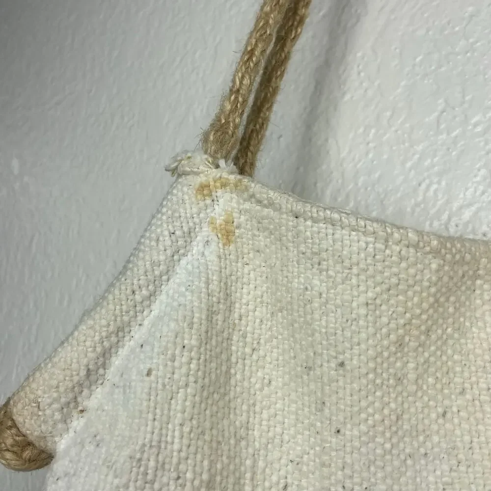 Boho Canvas Shoulder Bag w/ Fringe - Picture 7 of 9